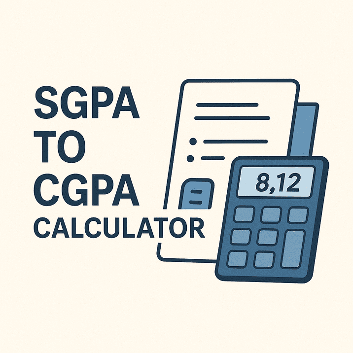 SGPA to CGPA Calculator